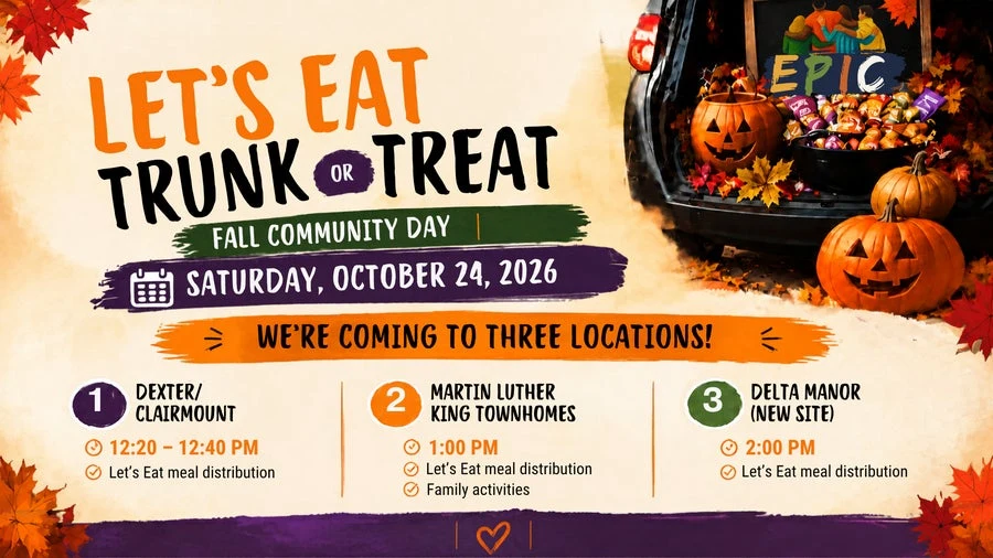 Let’s Eat Trunk or Treat event flyer